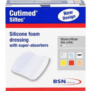 CUTIMED Siltec Schaumverb.10x10 cm sanft haftend