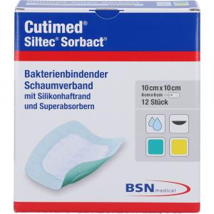 CUTIMED Siltec Sorbact B PU-Verb.10x10 cm