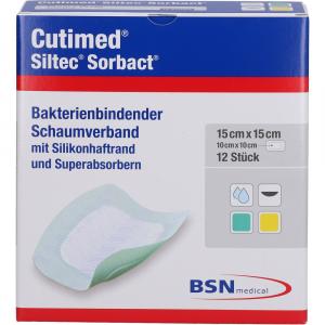 CUTIMED Siltec Sorbact B PU-Verb.15x15cm