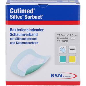 CUTIMED Siltec Sorbact PU-Verb.12,5x12,5 cm