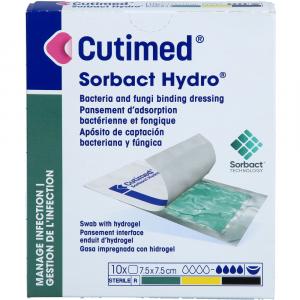 CUTIMED Sorbact Hydro Gel Kompressen 7,5x7,5 cm