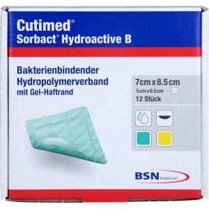 CUTIMED Sorbact Hydroactive B Gel-V.7x8,5 cm haft.