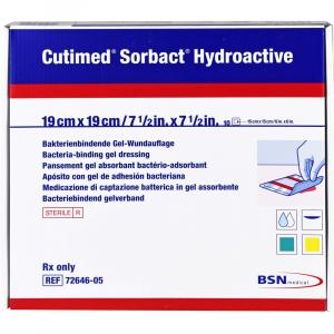 CUTIMED Sorbact Hydroactive Kompressen 19x19 cm