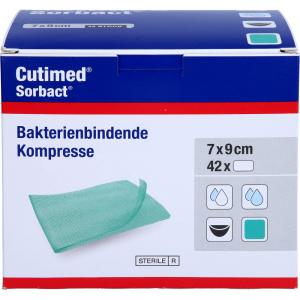 CUTIMED Sorbact Kompressen 7x9 cm