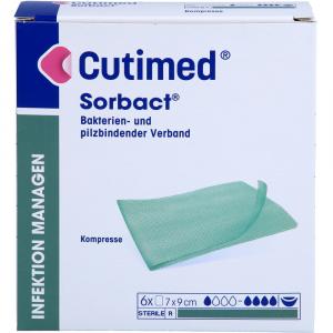 CUTIMED Sorbact Kompressen 7x9 cm