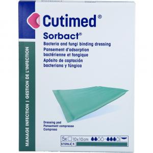 CUTIMED Sorbact Saugkompressen 10x10 cm