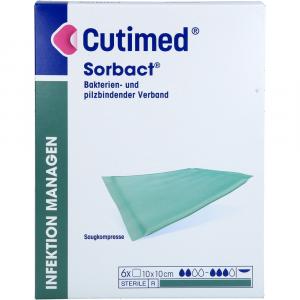 CUTIMED Sorbact Saugkompressen 10x10 cm