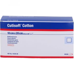 CUTISOFT Cotton Kompr.10x20 cm ster.8fach