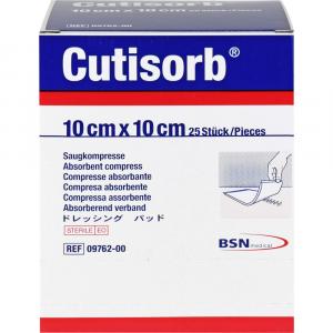 CUTISORB Saugkompressen steril 10x10 cm