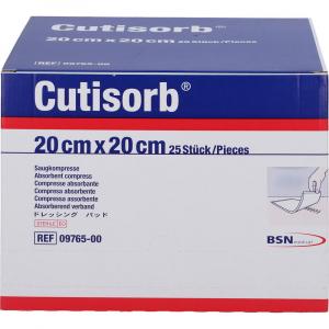 CUTISORB Saugkompressen steril 20x20 cm