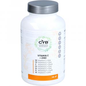 CYB Vitamin C und Zink hochdosiert vegan Tabletten