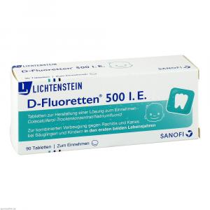 D FLUORETTEN 500 Tabletten