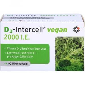 D3-INTERCELL vegan 2.000 I.E. Kapseln