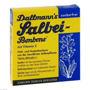 DALLMANN'S Salbei Bonbons zuckerfrei