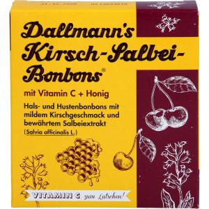 DALLMANNS Kirsch Salbei Bonbons m.Vitamin C+Honig