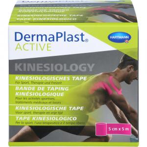 DERMAPLAST Active Kinesiology Tape 5 cmx5 m pink