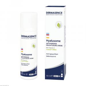 DERMASENCE Hyalusome aktiv.Fruchtsäure Creme