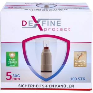 DEXFINE protect Sicherheits-Pen Kanüle 30 G 5 mm