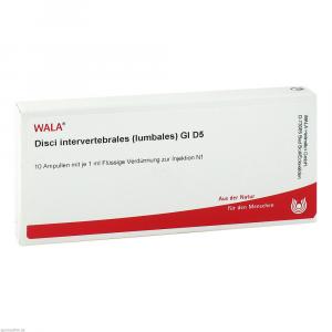 DISCI intervertebrales lumbales GL D 5 Ampullen