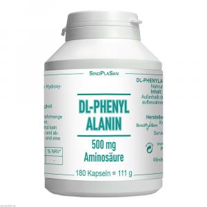 DL-PHENYLALANIN 500 mg Aminosäure rein Kapseln
