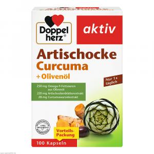 DOPPELHERZ Artischocke Curcuma+Olivenöl Kapseln