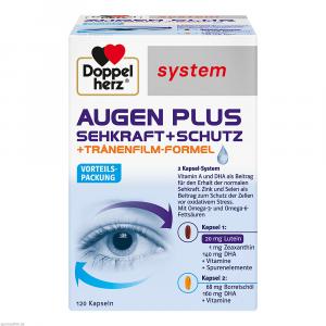 DOPPELHERZ Augen plus Sehkraft+Schutz system Kaps.