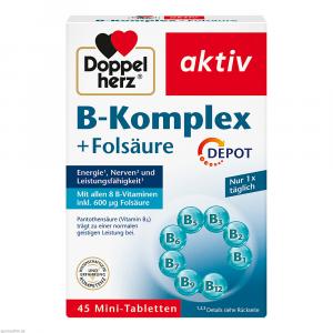 DOPPELHERZ B-Komplex+Folsäure Tabletten