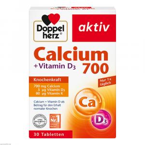 DOPPELHERZ Calcium 700+Vitamin D3 Tabletten