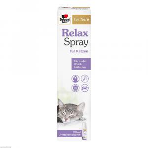 DOPPELHERZ für Tiere Relaxspray f.Katzen