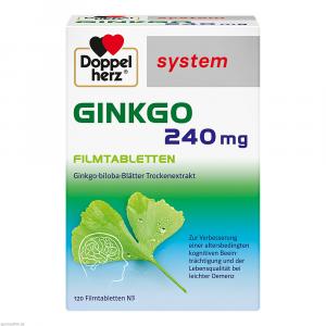 DOPPELHERZ Ginkgo 240 mg system Filmtabletten