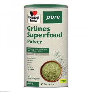 DOPPELHERZ Grünes Superfood pure Pulver