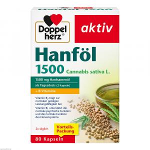 DOPPELHERZ Hanföl Kapseln