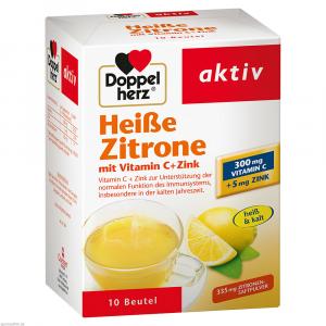 DOPPELHERZ heiße Zitrone Vitamin C+Zink Granulat