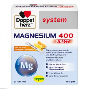 DOPPELHERZ Magnesium 400 DIRECT system Pellets