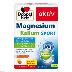 DOPPELHERZ Magnesium+Kalium Sport Brausetabletten