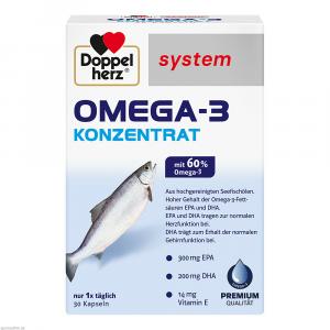 DOPPELHERZ Omega-3 Konzentrat system Kapseln