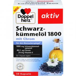 DOPPELHERZ Schwarzkümmelöl 1800 Kapseln