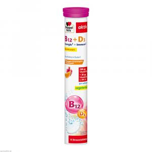 DOPPELHERZ Vitamin B12+D3 Brausetabletten