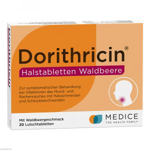 DORITHRICIN Halstabletten Waldbeere