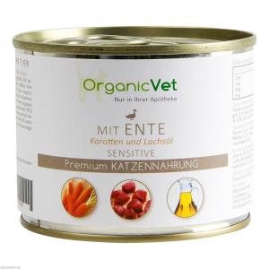 DOSENNAHRUNG Sensitive Ente f.Katzen