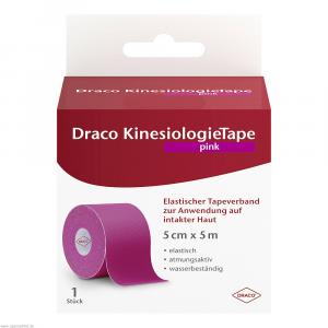 DRACO KINESIOLOGIETAPE 5 cmx5 m pink