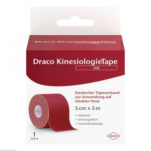DRACO KINESIOLOGIETAPE 5 cmx5 m rot