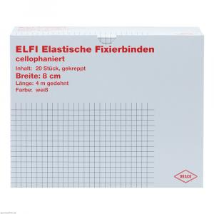 DRACOELFI elast.Fixierbinde 8 cmx4 m gekrep.cello