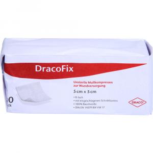 DRACOFIX OP-Kompressen 5x5 cm unsteril 8fach
