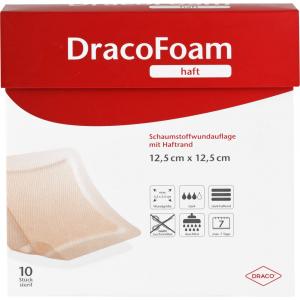 DRACOFOAM Haft Schaumstoff Wundaufl.12,5x12,5 cm