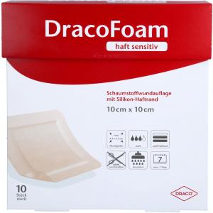 DRACOFOAM Haft sensitiv Schaumst.Wund.10x10 cm