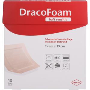 DRACOFOAM Haft sensitiv Schaumst.Wund.19x19 cm