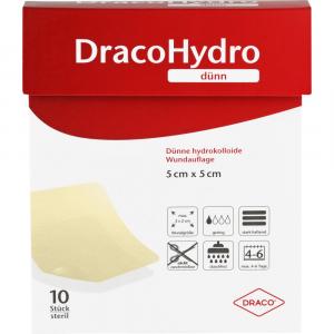 DRACOHYDRO dünn Hydrokoll.Wundauflage 5x5 cm