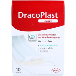 DRACOPLAST Classic Pflaster 6 cmx1 m weiß