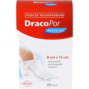 DRACOPOR waterproof Wundverband 8x15 cm steril